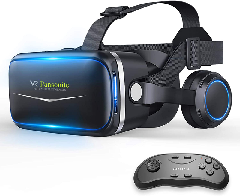 Pansonite VR Headset with Remote Control, 3D Glasses Virtual Reality Headset for VR Games & 3D Movies, Eye Care System for iPhone and Android Smartphones Electronics > Electronics Accessories > Computer Components > Input Devices > Game Controllers Pansonite Default Title  