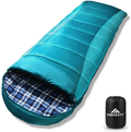 Forceatt Sleeping Bag, Flannel Sleeping Bags for Adults Cold Weather(32℉-77℉/ 0-25°C), Lightweight 3-4 Seasons Camping Sleeping Bags with Carry Bag Great for Backpacking, Hiking, Indoor, Outdoor Use. Sporting Goods > Outdoor Recreation > Camping & Hiking > Sleeping BagsSporting Goods > Outdoor Recreation > Camping & Hiking > Sleeping Bags Forceatt Flannel-Royal Blue Pine Green  