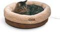 K&H Pet Products Thermo-Snuggle Cup Bomber - Indoor Heated Cat Bed Animals & Pet Supplies > Pet Supplies > Cat Supplies > Cat Beds K&H PET PRODUCTS Chocolate  