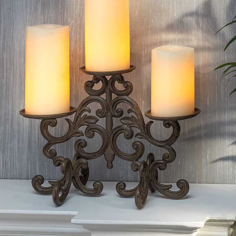 GG Collection Acanthus 3 Candle Holder Home & Garden > Decor > Home Fragrance Accessories > Candle Holders The GG Collection   