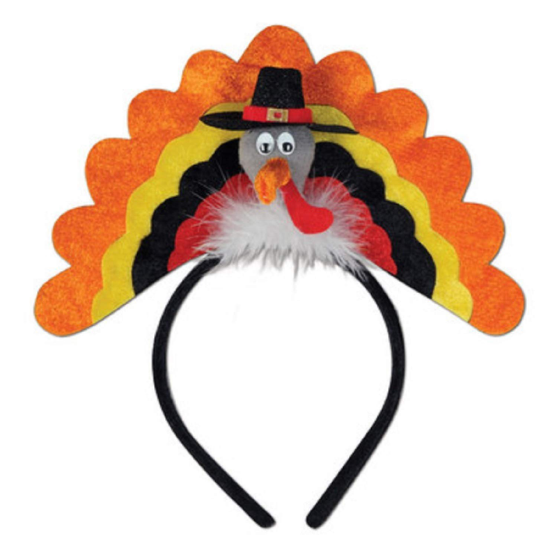Thanksgiving 3pcs Turkey Drumstick Headband Combo Set for Holiday Costume Party Accessories Decorations Home & Garden > Decor > Seasonal & Holiday Decorations& Garden > Decor > Seasonal & Holiday Decorations ANDES   