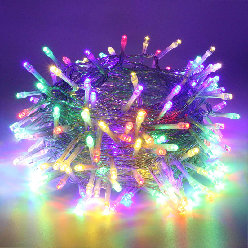Extra-Long 66FT String Lights Outdoor/Indoor, 200 LED Upgraded Super Bright Christmas Lights, Waterproof 8 Modes Plug in Fairy Lights for Bedroom Party Wedding Garden (Warm White) Home & Garden > Lighting > Light Ropes & Strings SANJICHA Multicolor  