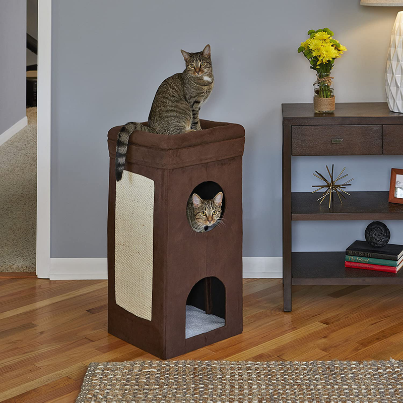 Midwest Curious Cat Cube, Cat House / Cat Condo Animals & Pet Supplies > Pet Supplies > Cat Supplies > Cat Beds MidWest Homes For Pets   