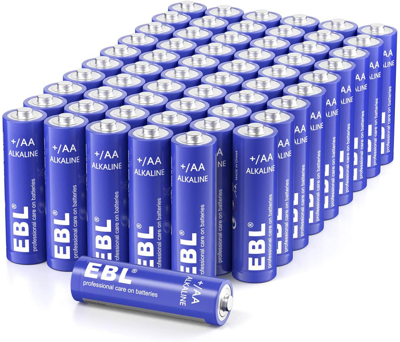 EBL Alkaline AA Batteries (28 Count), 1.5V Double A Long Lasting Alkaline AA Battery Electronics > Electronics Accessories > Power > Batteries EBL AA * 60 Count  