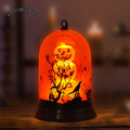 FLAGMESAGE Halloween Decorations Lights, Vintage Pumpkin Lamp Shade Battery Operated, Small Lantern, Orange Halloween Pumpkin Lights for Holiday Party Home Decor, Party Atmosphere Arts & Entertainment > Party & Celebration > Party Supplies FLAGMESAGE Orange  