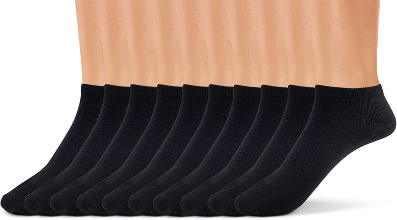 Silky Toes Womens Colorful Low Cut Socks Casual No Show Socks, 10 Pairs per pack Home & Garden > Decor > Seasonal & Holiday Decorations& Garden > Decor > Seasonal & Holiday Decorations KOL DEALS Black (10 Pairs Per Pack) 9-11 