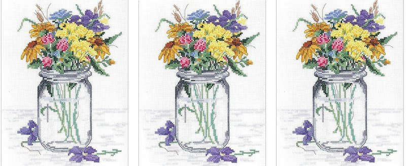 Janlynn Wildflower Jar Counted Cross Stitch Kit Arts & Entertainment > Hobbies & Creative Arts > Arts & Crafts > Art & Crafting Tools > Craft Measuring & Marking Tools > Stitch Markers & Counters Janlynn 3 Pack  
