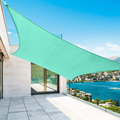Shade&Beyond 10'x10' Sun Shade Sail Canopy UV Block for Patio Deck Yard and Outdoor Activities Home & Garden > Lawn & Garden > Outdoor Living > Outdoor Umbrella & Sunshade Accessories Shade&Beyond Turquoise 10'x13' 