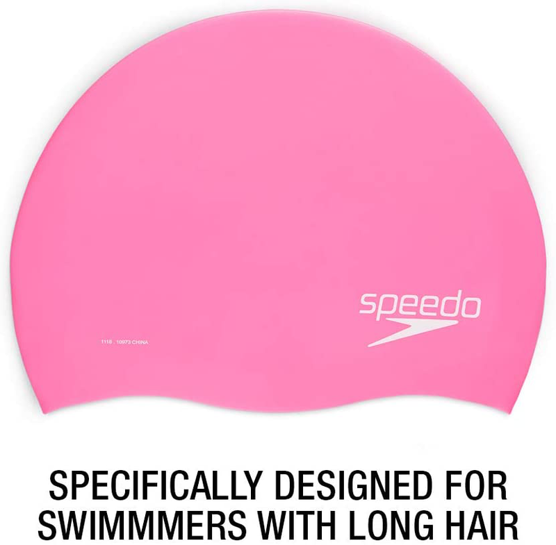 Speedo Unisex-Adult Swim Cap Silicone Long Hair Sporting Goods > Outdoor Recreation > Boating & Water Sports > Swimming > Swim Caps Speedo   
