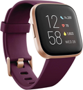 Fitbit Versa 2 Health and Fitness Smartwatch with Heart Rate, Music, Alexa Built-In, Sleep and Swim Tracking, Petal/Copper Rose, One Size (S and L Bands Included) Apparel & Accessories > Jewelry > Watches Fitbit Bordeaux/Copper Rose Versa 2 Smartwatch 