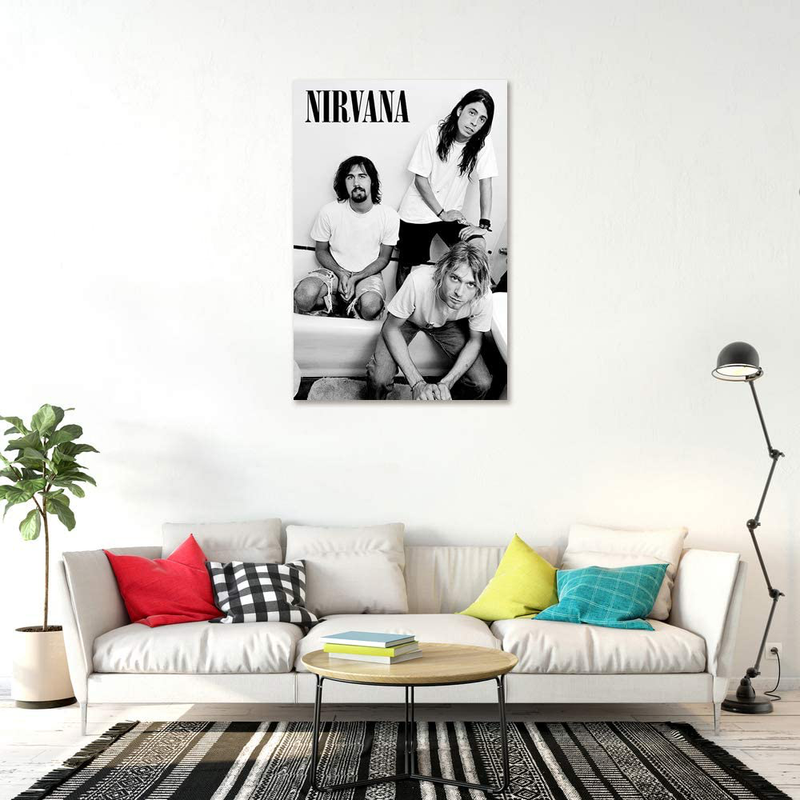 POSTER STOP ONLINE Nirvana - Music Poster/Print (B&W - Kurt, Krist & Dave) (Size 24 X 36") Home & Garden > Decor > Artwork > Posters, Prints, & Visual Artwork Poster Stop   