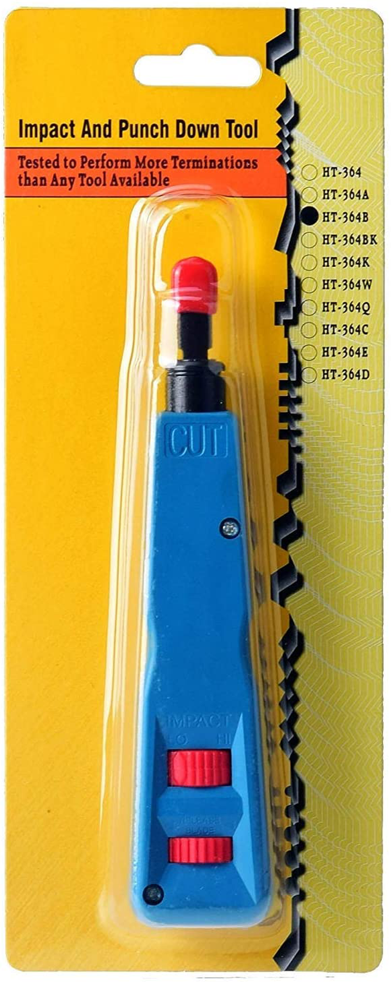 Hiija Punch Down Tool Kit with 110, BK Blade, and Network Wire Stripper Tool Kits Professional Electronics > Networking > Modem Accessories Hiija   
