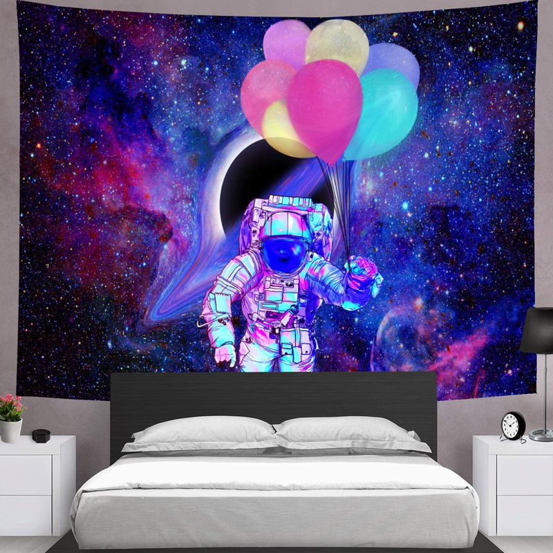 Galoker Space Tapestry, Astronaut Tapestry Galaxy Tapestry Spaceman Astronaut Starry Art Print Wall Hanging Tapestry for Home Decor(H70.8×W92.5 inches) Home & Garden > Decor > Artwork > Decorative Tapestries Galoker   