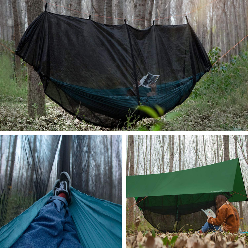Hammock Bug Net - 12' Hammock Mosquito Net - Comfortable Hammock Netting - Bug Net for Hammock Includes Loop for Reading Light. Mosquito Net for Hammock Fits All Camping Hammocks- Hammock Accessories Sporting Goods > Outdoor Recreation > Camping & Hiking > Mosquito Nets & Insect Screens Roman Ventures   