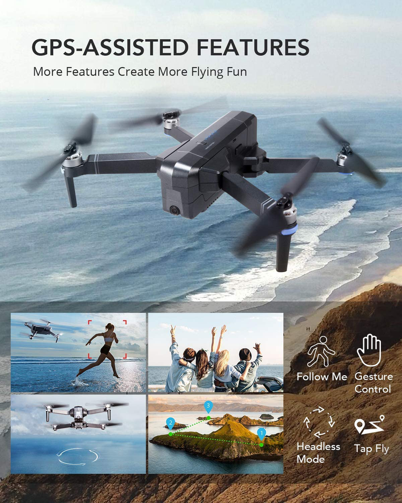 Ruko F11 Foldable GPS Drones with 4K Camera for Adults, Quadcopter with 30Mins Flight Time, Brushless Motor, 5G FPV Transmission, Follow Me, Auto Return Home, Long Control Range Drone for Beginners Cameras & Optics > Cameras > Film Cameras Ruko   