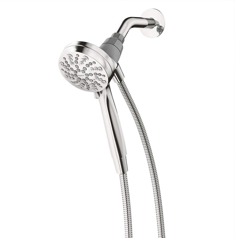 Moen 26100EP Engage Magnetix 3.5-Inch Six-Function Handheld Showerhead with Eco-Performance Magnetic Docking System, Chrome Sporting Goods > Outdoor Recreation > Camping & Hiking > Portable Toilets & Showers Moen Chrome Showerhead 