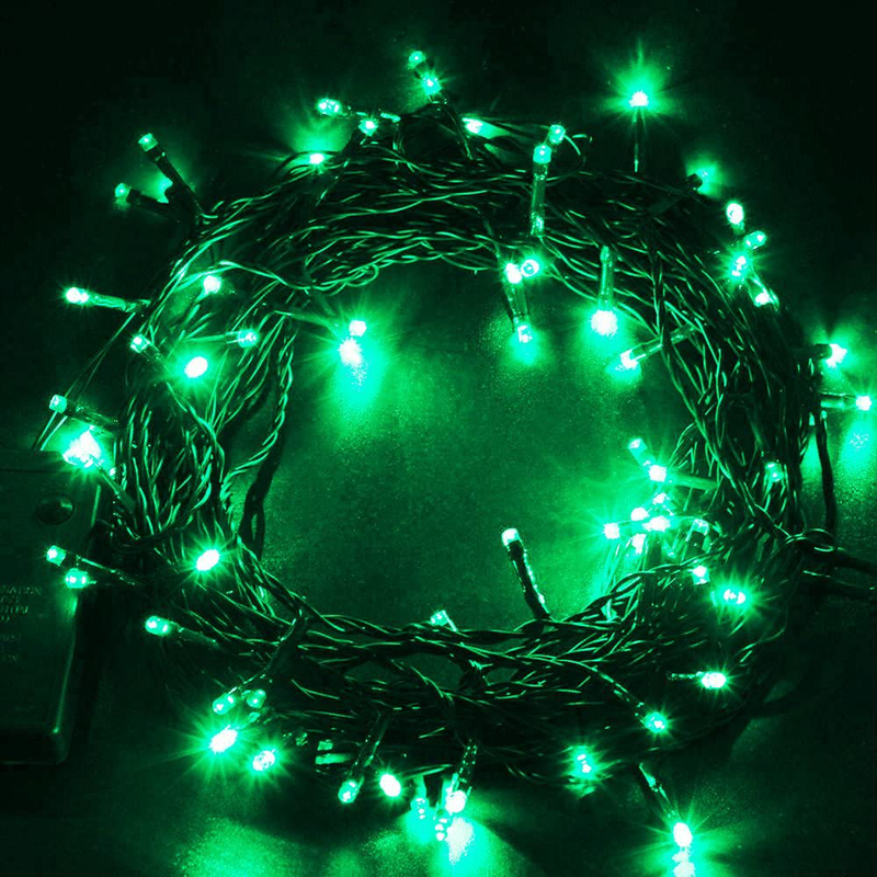 Super Z Outlet 30 Mini Bulb LED Battery Operated Fairy String Lights in Apple Green, St Patricks Day Decorations Irish Party (158" Inch Long String) Home & Garden > Decor > Seasonal & Holiday Decorations Super Z Outlet   