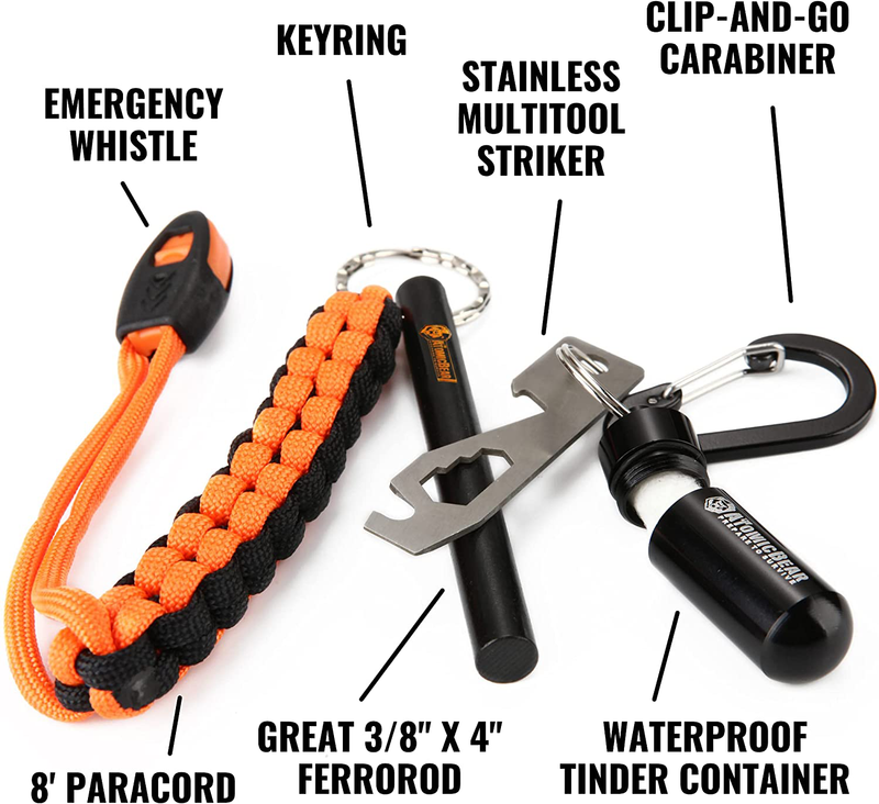 The Atomic Bear Fire Starter Survival Tool Kit for Hiking, Camping and Emergency Preparedness Sporting Goods > Outdoor Recreation > Camping & Hiking > Camping Tools The Atomic Bear   