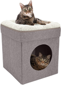 Kitty City Large Cat Bed, Stackable Cat Cube, Indoor Cat House/Cat Condo, Cat Scratcher Animals & Pet Supplies > Pet Supplies > Cat Supplies > Cat Beds SportPet Designs Tan Cube  