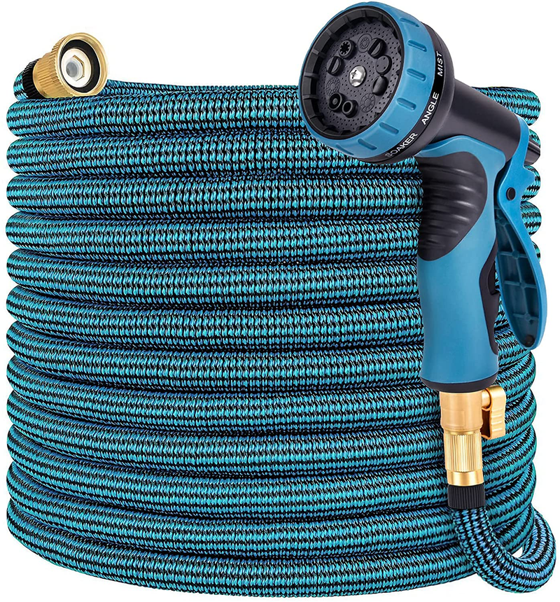 Toolasin Expandable Garden Hose 50ft with 10 Function Spray Nozzle, Leakproof Flexible Water Hose Design with Solid Brass Connectors, Retractable Hose Expands 3 Times, Easy Storage and Usage Home & Garden > Lawn & Garden > Gardening > Gardening Tools > Gardening Sickles & Machetes Toolasin 75FT  