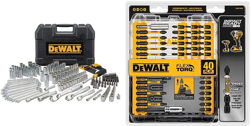DEWALT Mechanics Tool Set, 205-Piece (DWMT81534) Hardware > Tools > Tool Sets Dewalt 205 pc Tool Set + Screwdriver Bit Set, 40-Piece 