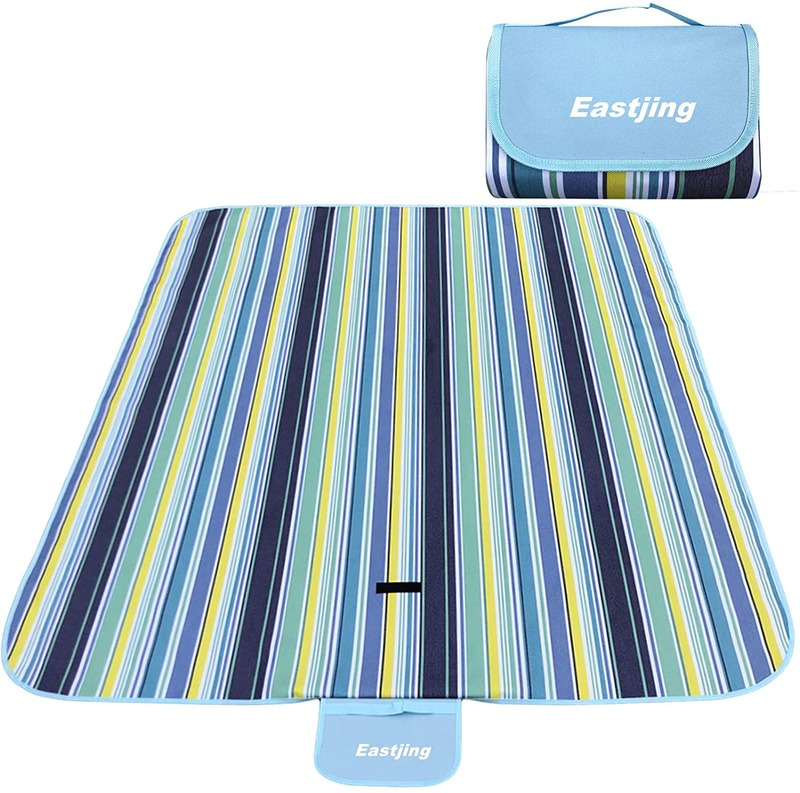 Eastjing Extra Large Picnic Blanket Outdoor Camping Mat Compact Foldable Sandproof Waterproof Beach Mat for Hiking/ Beach/ Grass/ Party/ Picnic/ Camping/ Festival (79" x 77") Home & Garden > Lawn & Garden > Outdoor Living > Outdoor Blankets > Picnic Blankets Eastjing Default Title  