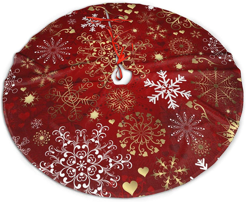 Mount Hour Christmas Tree Skirt, Bald Eagle American Flag Firework Patriotic Memorial Day Xmas Large Tree Mat, New Year Festive Holiday Party Decorations 30" inches Home & Garden > Decor > Seasonal & Holiday Decorations > Christmas Tree Skirts Mount Hour Style511 48 