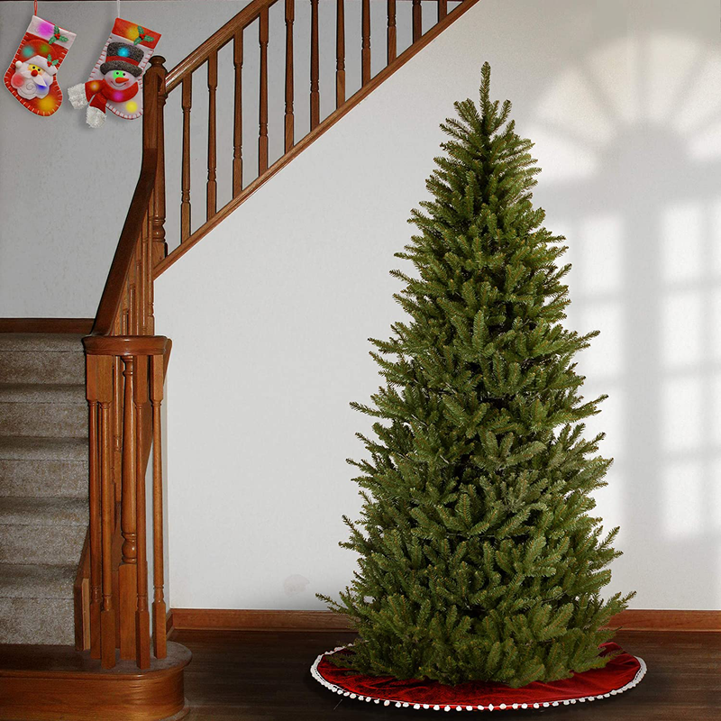 National Tree Company Artificial Christmas Tree Includes Stand | Fraser Fir Slim-7 ft Home & Garden > Decor > Seasonal & Holiday Decorations > Christmas Tree Stands National Tree Company   