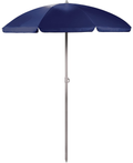 Picnic Time Portable Canopy Outdoor Umbrella, Black Home & Garden > Lawn & Garden > Outdoor Living > Outdoor Umbrella & Sunshade Accessories ONIVA - a Picnic Time brand Navy Blue  