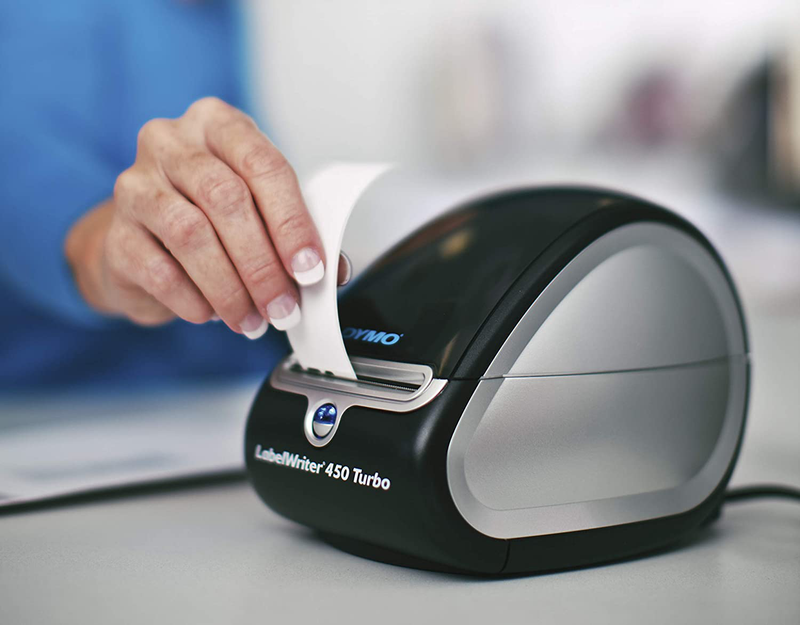 DYMO Label Printer | LabelWriter 450 Turbo Direct Thermal Label Printer, Fast Printing, Great for Labeling, Filing, Shipping, Mailing, Barcodes and More, Home & Office Organization Electronics > Print, Copy, Scan & Fax > Printer, Copier & Fax Machine Accessories DYMO   