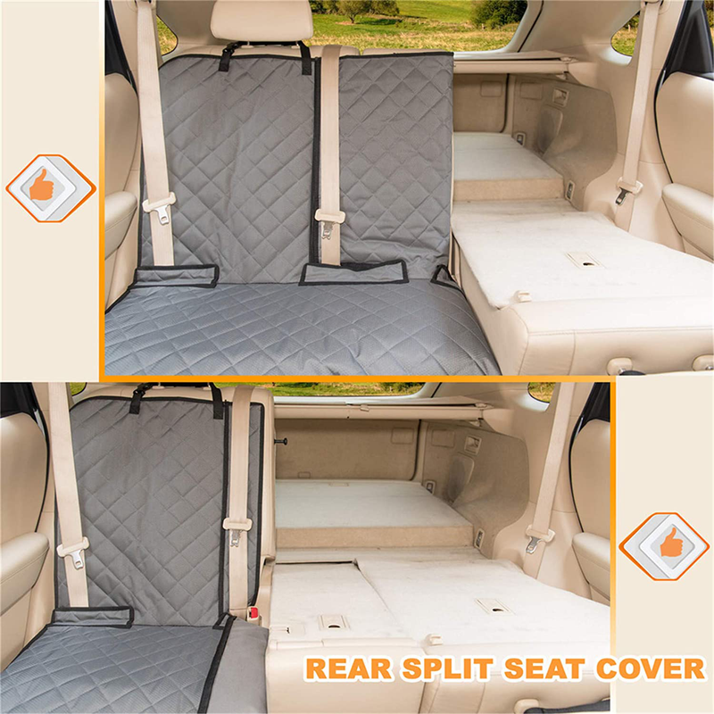 YESYEES Waterproof Dog Car Seat Covers Pet Seat Cover Nonslip Bench Seat Cover Compatible for Middle Seat Belt and Armrest Fits Most Cars, Trucks and SUVs Vehicles & Parts > Vehicle Parts & Accessories > Motor Vehicle Parts > Motor Vehicle Seating YESYEES   