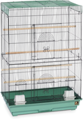 Prevue Hendryx Flight Cage Animals & Pet Supplies > Pet Supplies > Bird Supplies > Bird Cages & Stands Prevue Pet Products Green/Black  
