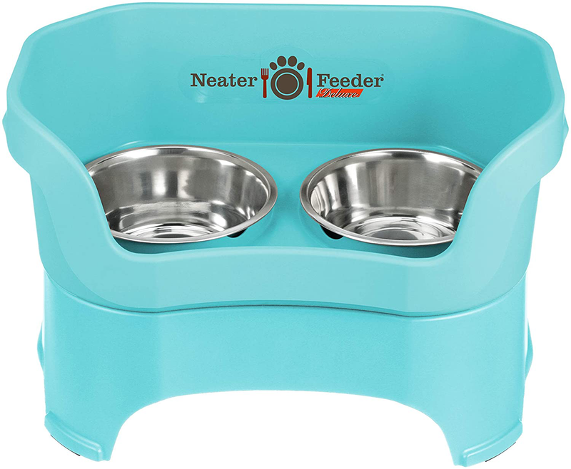 Neater Pet Brands - Neater Feeder Deluxe Dog and Cat Variations and Colors Animals & Pet Supplies > Pet Supplies > Dog Supplies Neater Pet Brands Aquamarine Large 