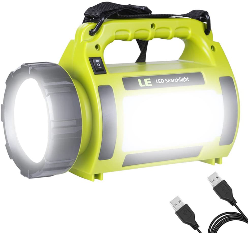 LE Rechargeable LED Camping Lantern, 1000LM, 5 Light Modes, 3600Mah Power Bank, IPX4 Waterproof, Perfect Lantern Flashlight for Hurricane Emergency, Hiking, Home and More, USB Cable Included Sporting Goods > Outdoor Recreation > Camping & Hiking > Camping Tools LE   
