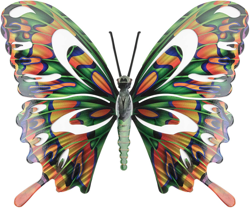 Next Innovations Wall Art Large Multi Colored Butterfly, Butterfly Wall Décor Home & Garden > Decor > Artwork > Sculptures & Statues Next Innovations Large  