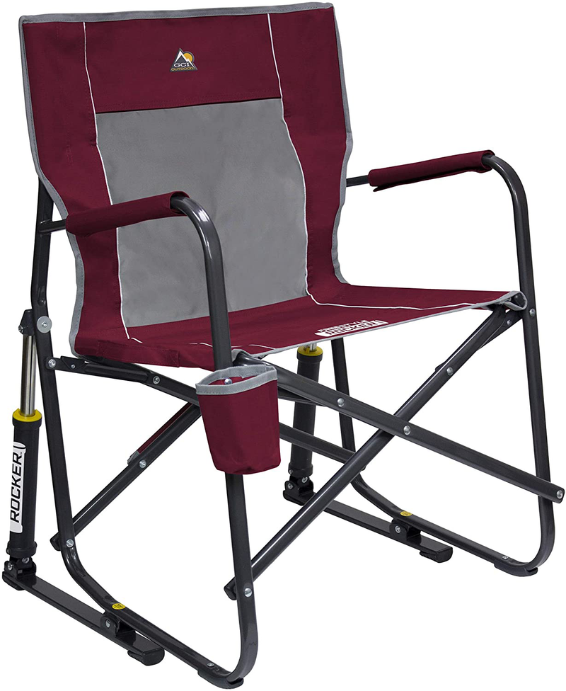 GCI Outdoor Freestyle Rocker Portable Folding Rocking Chair Sporting Goods > Outdoor Recreation > Camping & Hiking > Camp Furniture GCI Outdoor Cinnamon  