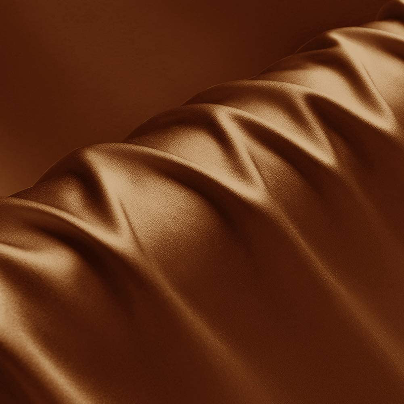 Silver Grey 100% Pure Silk Fabric Solid Color Charmeuse Fabrics by The Pre-Cut 2 Yards for Sewing Apparel Width 44 inch Arts & Entertainment > Hobbies & Creative Arts > Arts & Crafts > Crafting Patterns & Molds > Sewing Patterns TPOHH Caramel Color Pre-Cut 1 Yard 