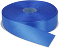 Topenca Supplies 3/8 Inches x 50 Yards Double Face Solid Satin Ribbon Roll, White Arts & Entertainment > Hobbies & Creative Arts > Arts & Crafts > Art & Crafting Materials > Embellishments & Trims > Ribbons & Trim Topenca Supplies Royal Blue 2" x 50 yards 