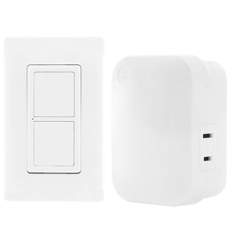 MY SELECTSMART Sensing GE Automatic Wireless Control, On/Off, 2/5 / 8 Hour Timer, 1 Outlet, 150 ft. Range Plug-in Receiver, Ideal for Lamps & Indoor Lighting, No Wiring Needed, 36237 Home & Garden > Lighting Accessories > Lighting Timers MY SELECTSMART On/Off Remote And Receiver  