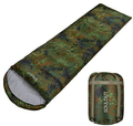 Sleeping Bag - 4 Seasons Warm Cold Weather Lightweight, Portable, Waterproof Sleeping Bag with Compression Sack for Adults & Kids - Indoor & Outdoor: Camping, Backpacking, Hiking Sporting Goods > Outdoor Recreation > Camping & Hiking > Sleeping Bags SOULOUT Camouflage/Left Zipper single 