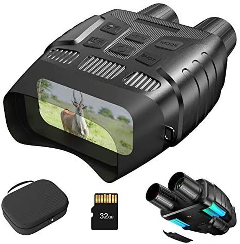 JStoon Night Vision Goggles Night Vision Binoculars - Digital Infrared Binoculars with Night Vision with 32 GB Memory Card  JStoon black  
