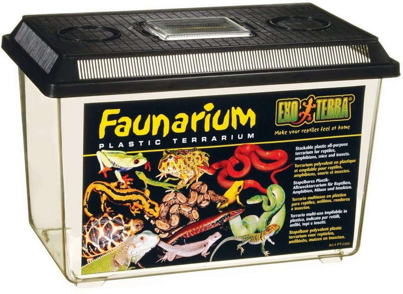 Exo Terra Faunarium, Plastic Reptile Terrarium, Mini