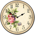 Lavender Large Wall Clock, 8 Sizes, Great for Bedroom, Living Room, Kitchen, Whisper Quiet, Handmade in The USA Home & Garden > Decor > Clocks > Wall Clocks The Big Clock Store 3. Country Floral 48-Inch 