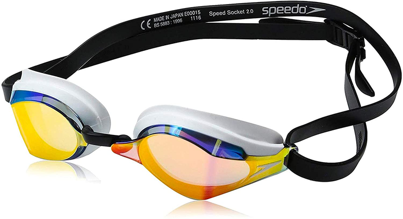 Speedo Unisex-Adult Swim Goggles Speed Socket 2.0 Sporting Goods > Outdoor Recreation > Boating & Water Sports > Swimming > Swim Goggles & Masks Speedo Vapor Mirrored  