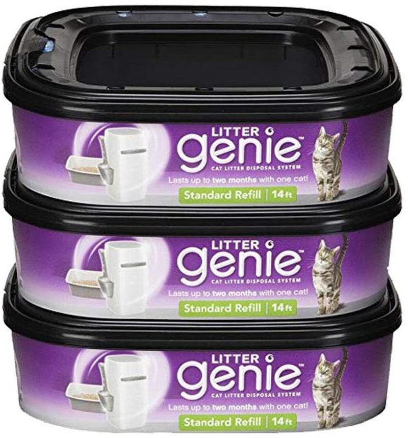 Litter Genie Standard Cat Litter Disposal System Refills (Pack of 3) Animals & Pet Supplies > Pet Supplies > Cat Supplies > Cat Litter Litter Genie Default Title  