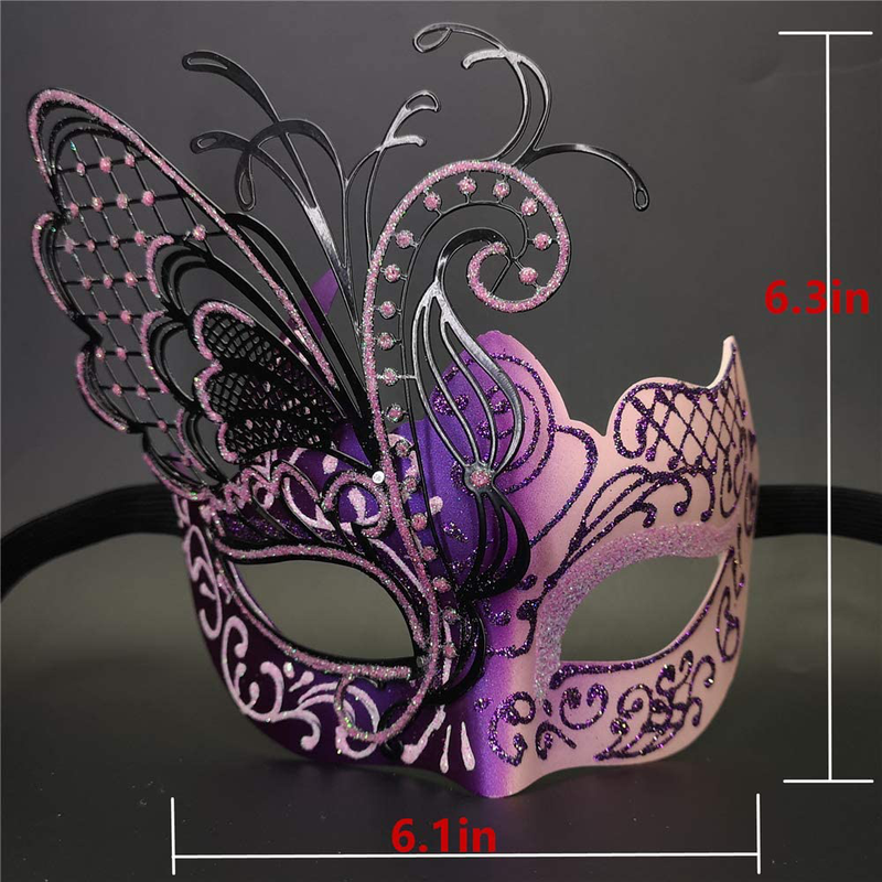 Masquerade Mask For Women Venetian Mask/Halloween/Party/Ball Prom/Mardi Gras/Wedding/Wall Decoration Apparel & Accessories > Costumes & Accessories > Masks Ubauta   