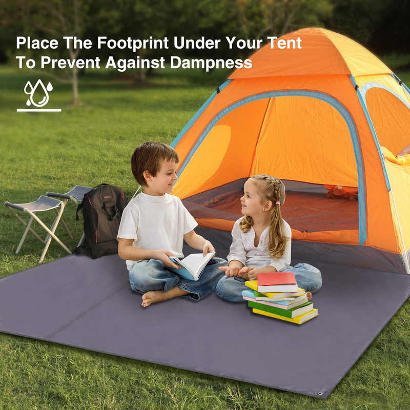 REDCAMP Waterproof Camping Tarp, 4 in 1 Multifunctional Tent Footprint for Camping, Hiking, Backpacking, Lightweight and Compact Sporting Goods > Outdoor Recreation > Camping & Hiking > Tent Accessories REDCAMP   