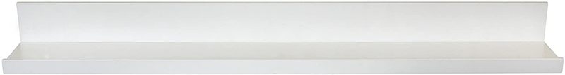 InPlace Shelving 9084678 Floating Wall Shelf with Picture Ledge, White, 35.4-Inch Wide by 4.5-Inch Deep by 3.5-Inch High Furniture > Shelving > Wall Shelves & Ledges InPlace Shelving Default Title  