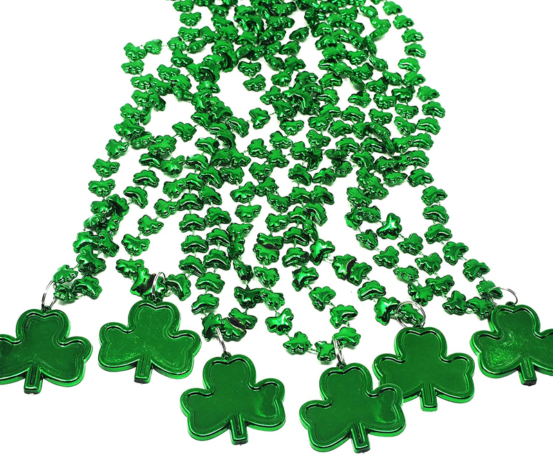 Kiddokids 144 St. Patrick’S Day Party Favor Saint Patricks Day Irish Shamrock Glasses Necklaces Arts & Entertainment > Party & Celebration > Party Supplies Kiddokids   
