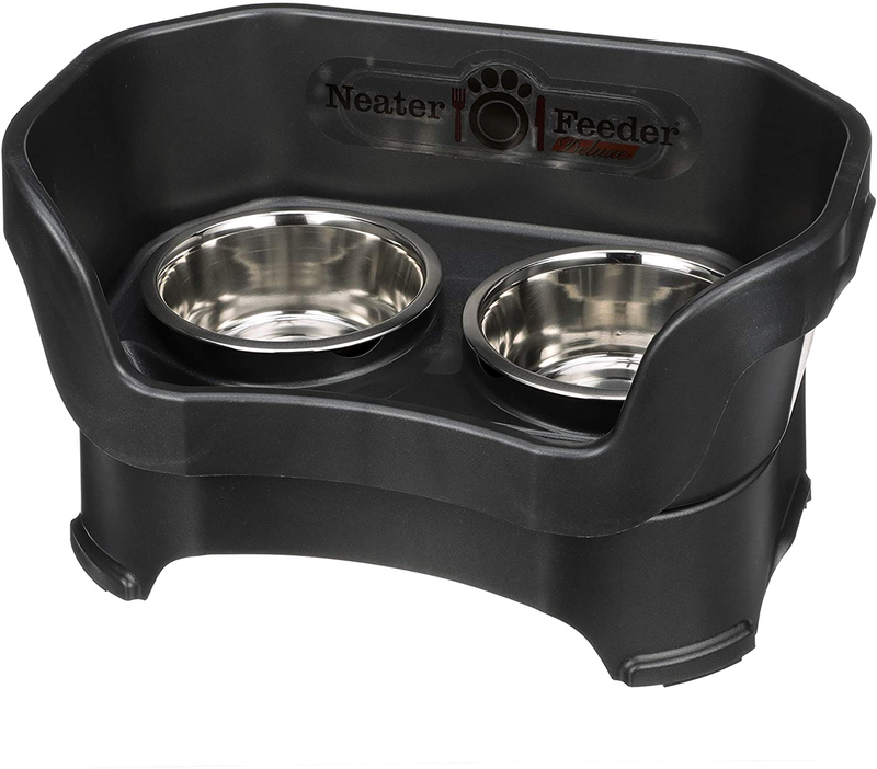 Neater Pet Brands - Neater Feeder Deluxe Dog and Cat Variations and Colors Animals & Pet Supplies > Pet Supplies > Dog Supplies Neater Pet Brands Midnight Black Medium 